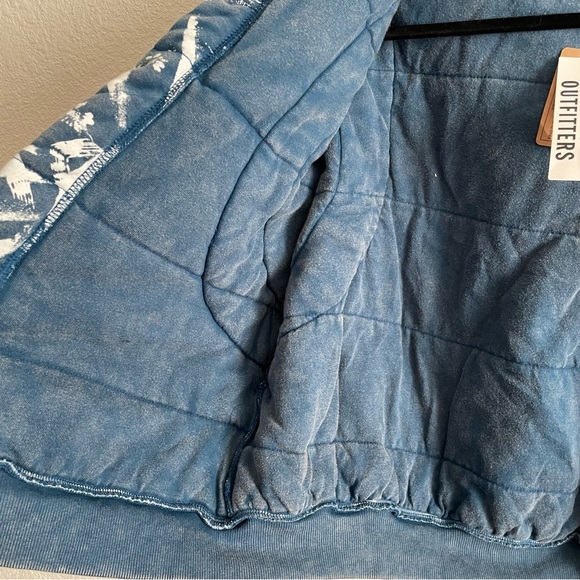 Urban Outfitters UO Hooded Sweatshirt Cardigan Top Dolman Oversized Coat M - Picture 7 of 9